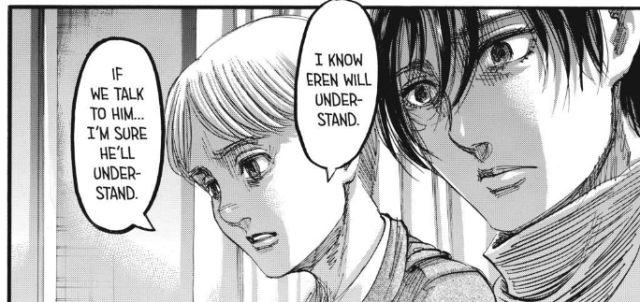 Featured image of post Attack On Titan Manga Panels Yelena She was one of the marleyan soldiers on board the first survey fleet to paradis island after marley s failed attack operation